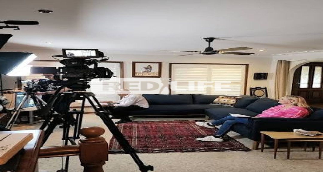 A professional production studio is