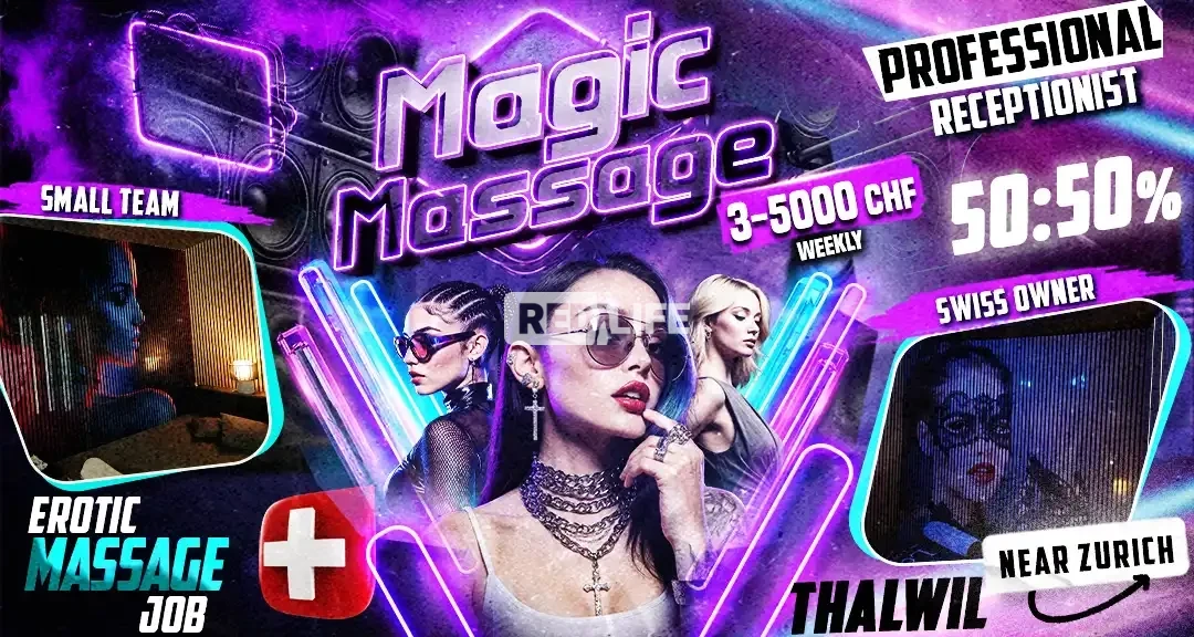 Erotic massage job near Zurich